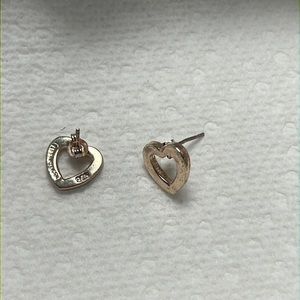 .925 Tiffany silver heart earrings